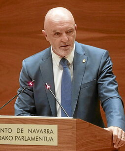 El portavoz de UPN, Javier Esparza.