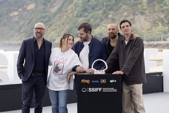 Photocall de ‘Le faux soir’, filme que clausura el festival.