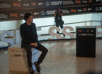 Jesse Eisenberg, ‘El debut’ filmaren photocallean.