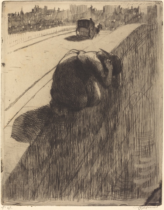 Albert Besnard, The Suicide, 1886