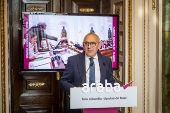 Ramiro González durante un acto en 2025.