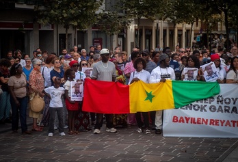 Concentración el martes por la tarde en Hondarribia, convocada por la comunidad senegalesa.