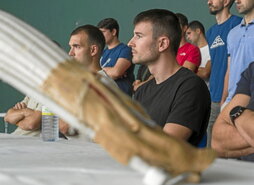 Imanol Ansa, abuztuaren 7ko agerraldian.