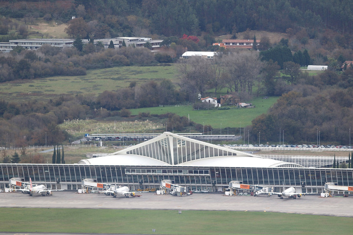 Imagen del aeropuerto de Loiu.