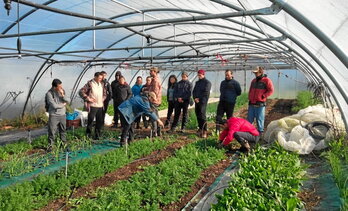Formación agrícola dentro del proyecto Aleko.