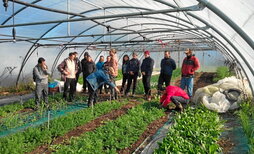 Formación agrícola dentro del proyecto Aleko.