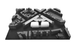 Maqueta del proyecto original ubicado en el antiguo colegio de Maristas.