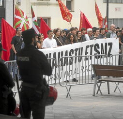 Protesta contra las «patrullas ciudadanas».