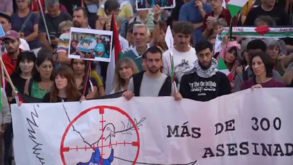 Multitudinaria manifestación de Yala Nafarroa