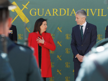 Robles y Grande-Marlaska, ministros de Defensa e Interior en esta última etapa.