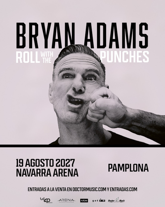 Cartel de la nueva gira de Bryan Adams.