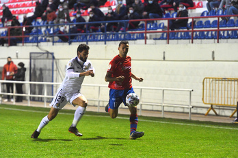 Anaitasuna –en la imagen, en una eliminatoria copera frente al Getafe en 2020– se medirá ahora en el torneo del K.O. al Alavés.