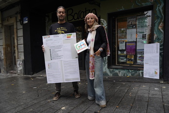 Peio Salazar y Rosabel Argote, integrantes de Gasteiz Anitza.