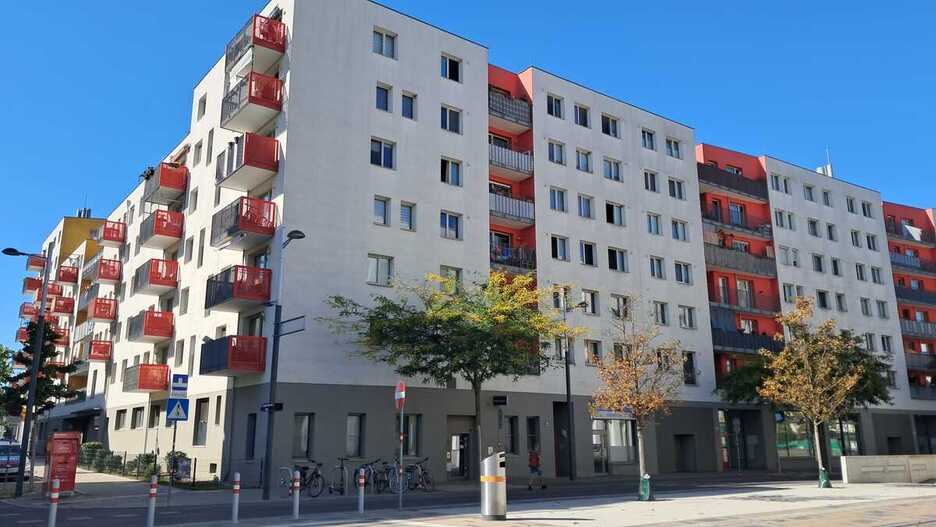 Viviendas en el barrio de Seestadt Aspern. Viviendas en el barrio de Seestadt Aspern.