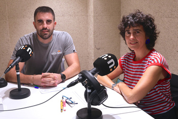 Bañuelos (ELA) eta Campos (LAB), NAIZ Irratian.