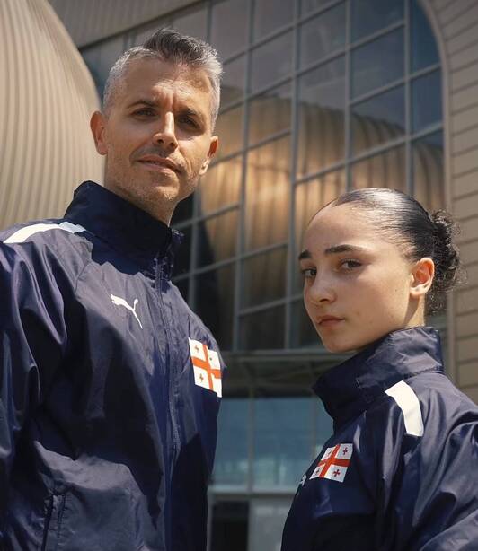 Mikel Gabaldón y Anastasia Chaphidze Liparteliani.