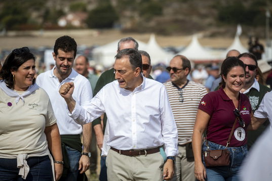 Esteban anima a la afiliación en el reciente Alderdi Eguna del PNV.