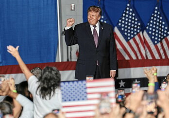 Donald Trumpen mitina Alabaman.