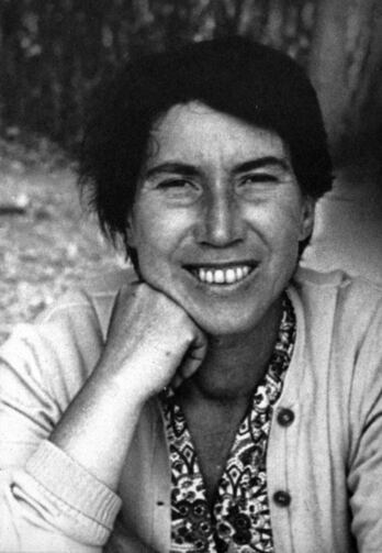 Natalia Ginzburg idazlea, 1956ko argazki batean.