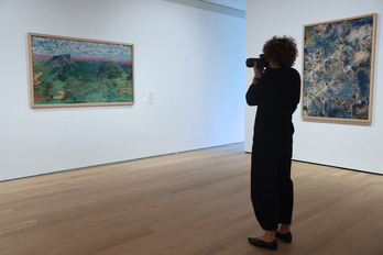 «Paisaje imaginario» es una de las obras que se expone en el nuevo espacio Gabinete.