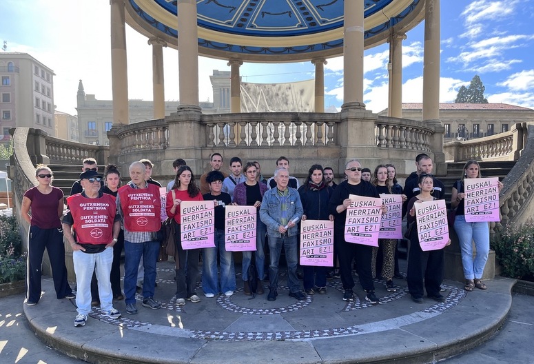 Diversos colectivos han llamado a levantar un muro de contención antifascista ante la nueva visita de Quiles a Iruñea.