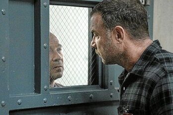 Stephen Graham y Liev Schreiber en «Nocturno».
