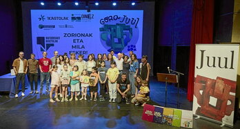 Ekainean, Zizur Nagusiko Kultur Etxean egindako ekitaldiaren irudia.
