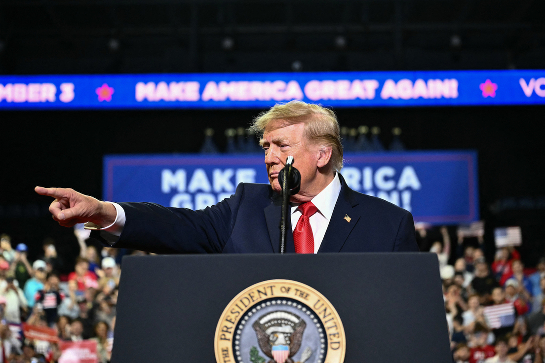 Trump ha multiplicado su presencia en mítines, como este en Youngstone.