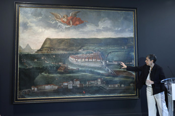 Bilbo en el siglo XVIII. El cuadro es espectacular.