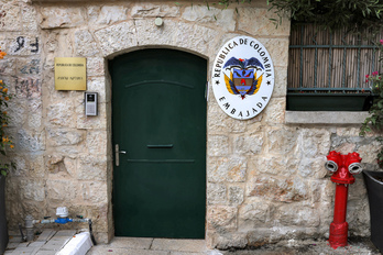 Sede de la embajada de Colombia en Jerusalén. 