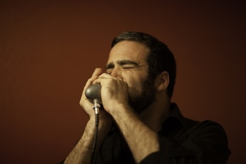Greg Izor bluesman eta harmonika-jolea.