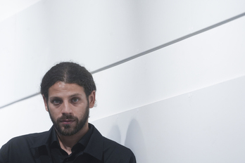Karim Daoud Anaya, en la Filmoteca de Nafarroa.