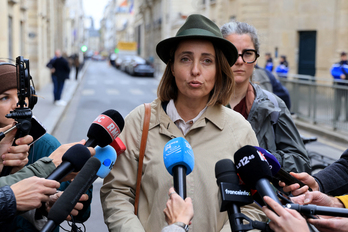 La líder de la CGT, Sophie Binet, ha sido la encargada de anunciar la celebración de la huelga.