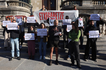 Rueda de prensa de AZET para explicar la situación.