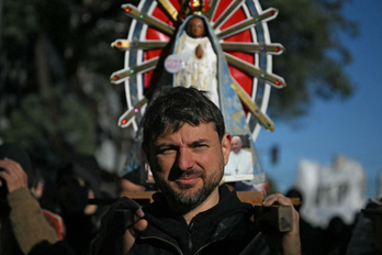 Juan Grabois, líder del partido Patria Grande, intengrado en la coalición peranista Fuerza Patria. 