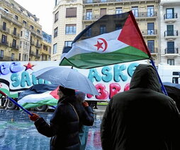 Movilización en favor del Sahara.