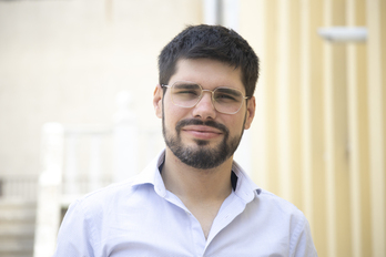 Lander Martínez, candidato del Frente Amplio por Bizkaia.