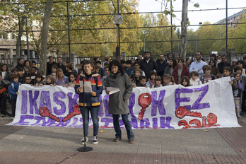 Comparecencia este martes de la AFA de Abendaño Ikastola de Gasteiz.