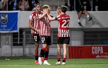Sannadi, Robert Navarro y Nico Serrano marcaron en esta primera jornada de Copa.
